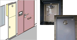 PS(パイプシャフト)扉内設置型